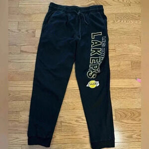 [S]NBA Lakers Black  Basketball Lounge Jogger/ Sweatpants